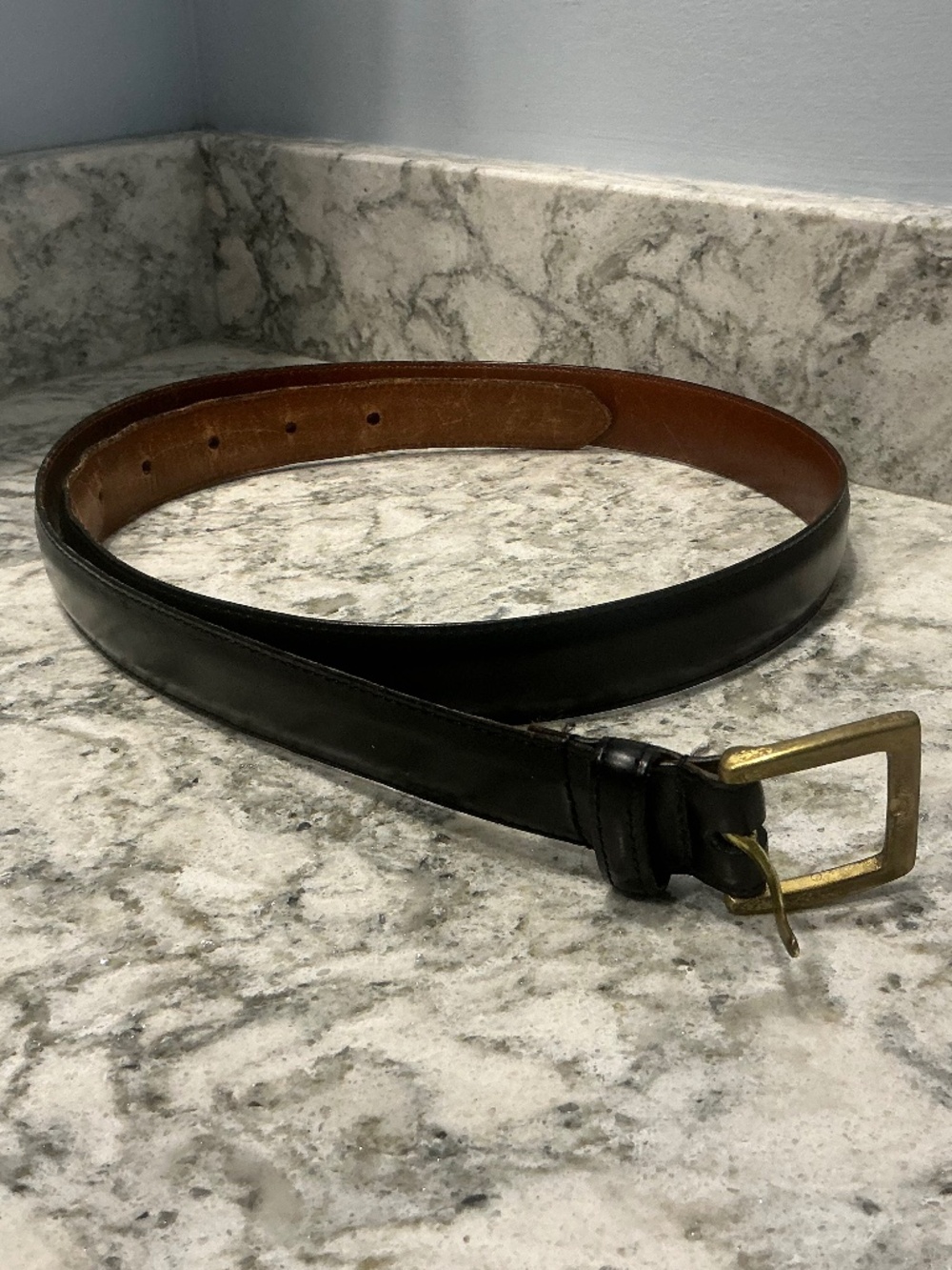 Coach Black leather belt Style 5934 36" waist